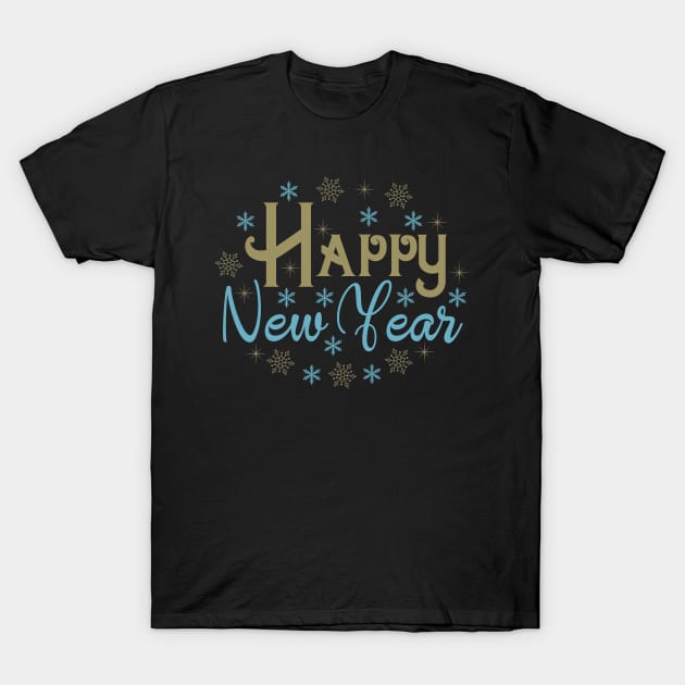 Happy New Year T-Shirt by holidaystore